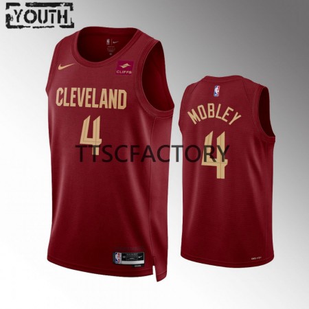 Maglia NBA Cleveland Cavaliers Evan Mobley 4 Nike 2022-23 Icon Edition Rosso Swingman - Bambino